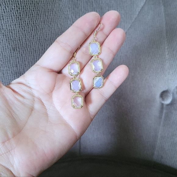 La Meno Rectangle Trio3️⃣ Drop Earrings - Picture 14 of 16